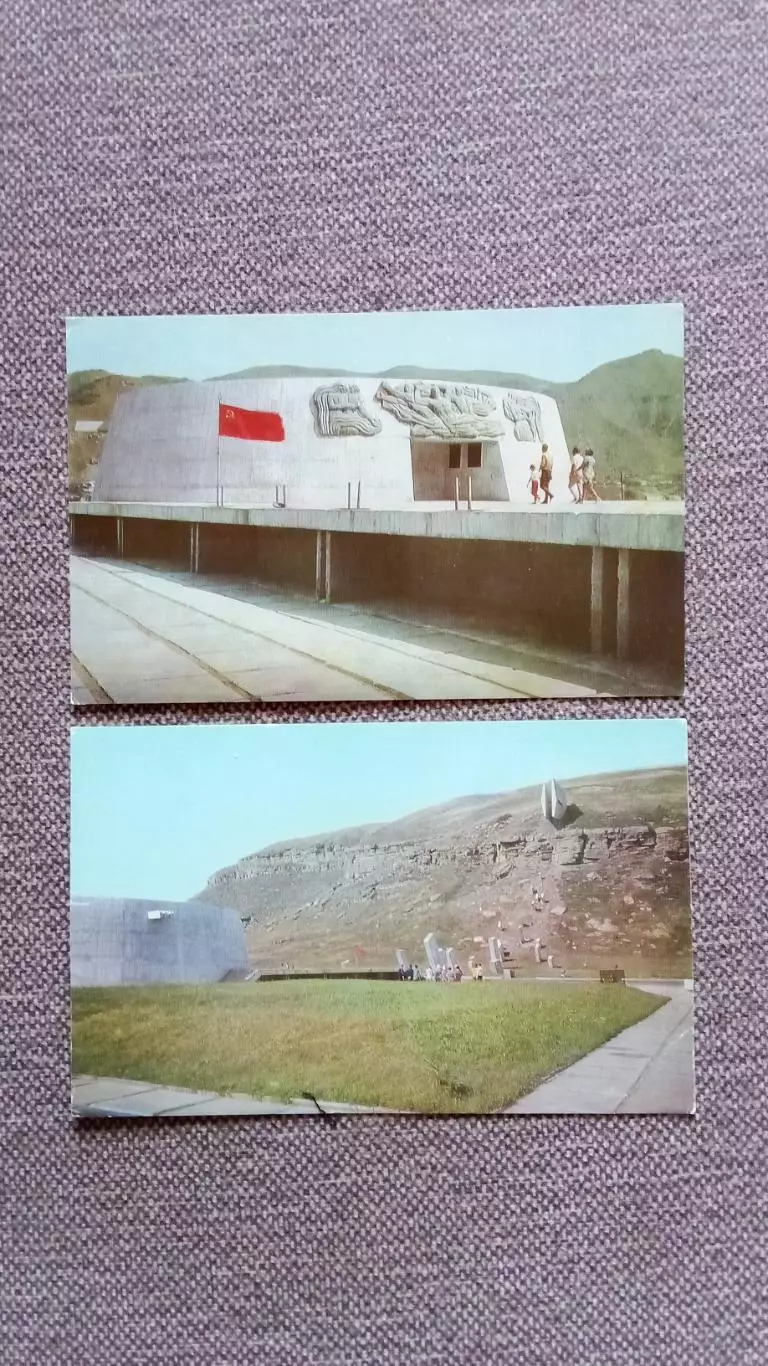 Музей - памятник защитникам перевалов Кавказа 1976 г. полный набор - 8 открыток 5