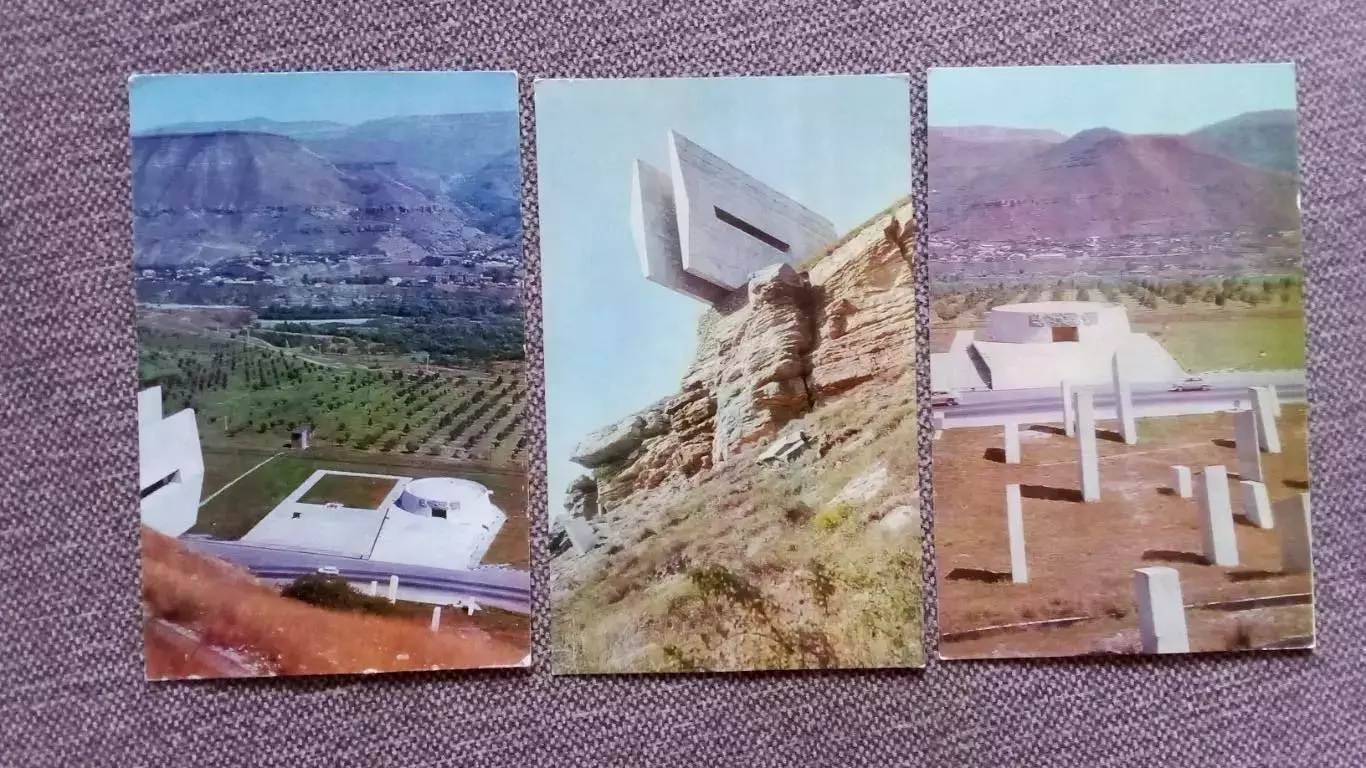 Музей - памятник защитникам перевалов Кавказа 1976 г. полный набор - 8 открыток 6