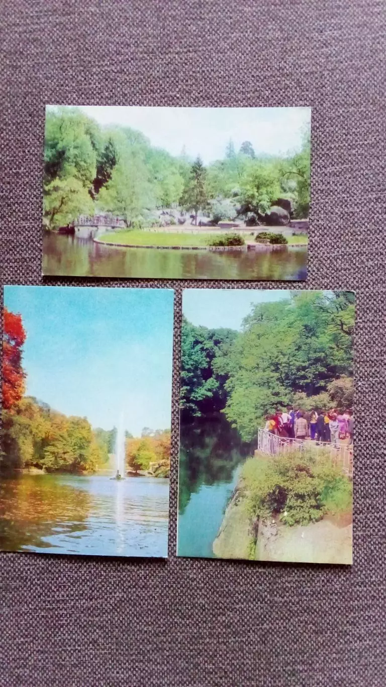 Памятные места СССР : Софиевка (Украина) 1978 г. полный набор - 10 открыток 3