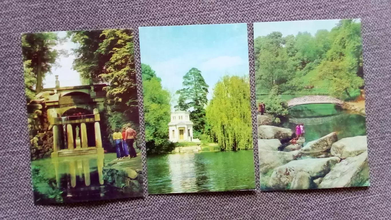 Памятные места СССР : Софиевка (Украина) 1978 г. полный набор - 10 открыток 5