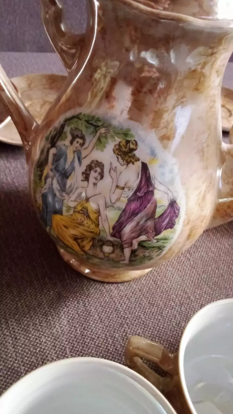 Чайный сервиз ( made in Poland ) 70 - е годы (полный комплект) 4