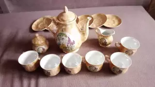 Чайный сервиз ( made in Poland ) 70 - е годы (полный комплект)