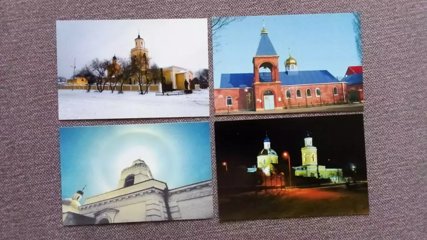 Действующие православные храмы Таганрога (2000 - е годы) полный набор (РЕДКИЙ) 3