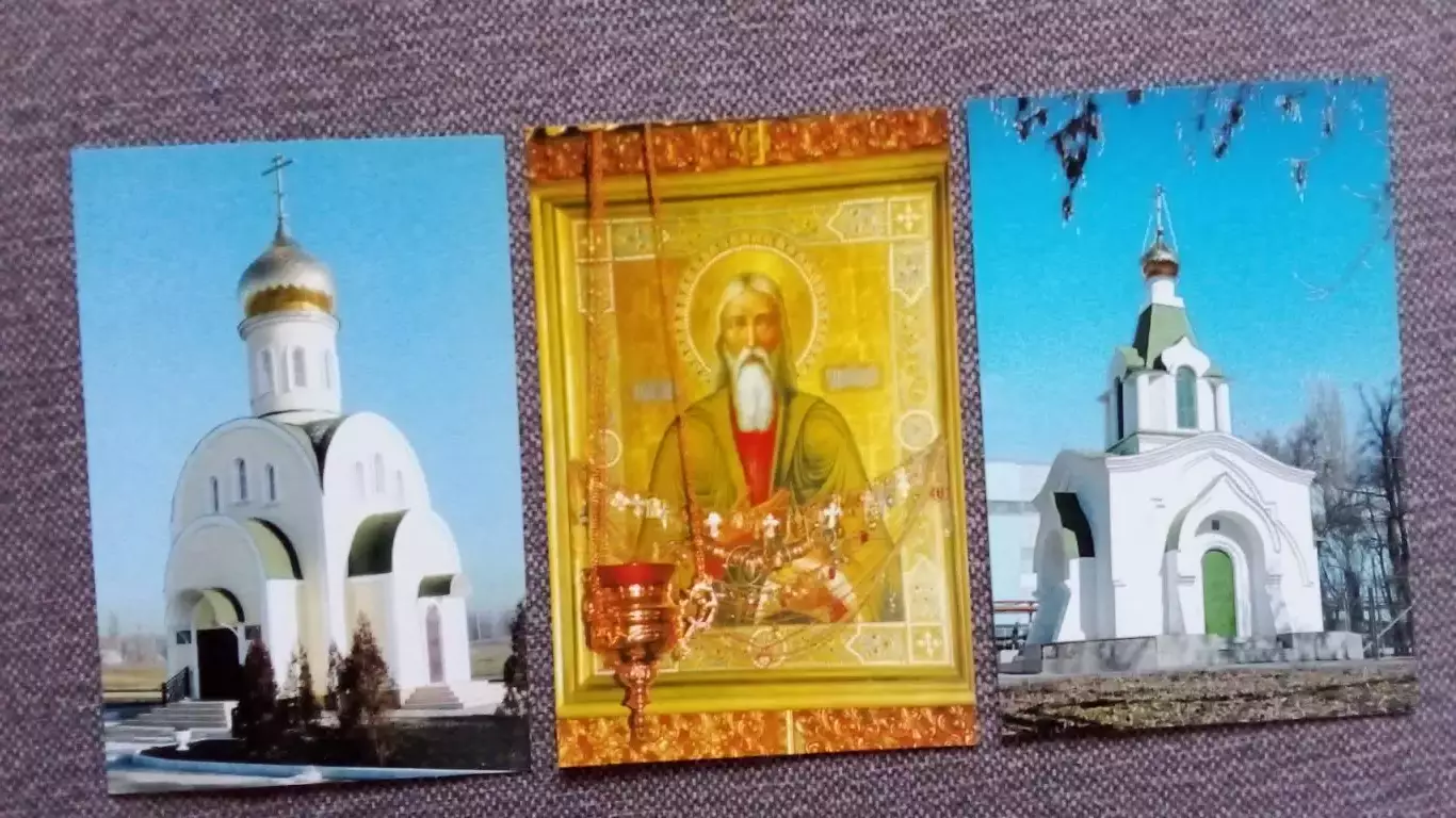 Действующие православные храмы Таганрога (2000 - е годы) полный набор (РЕДКИЙ) 5