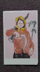 Вьетнамские девушки . Война во Вьетнаме 1969 г. В бою и труде Девушка Милитария