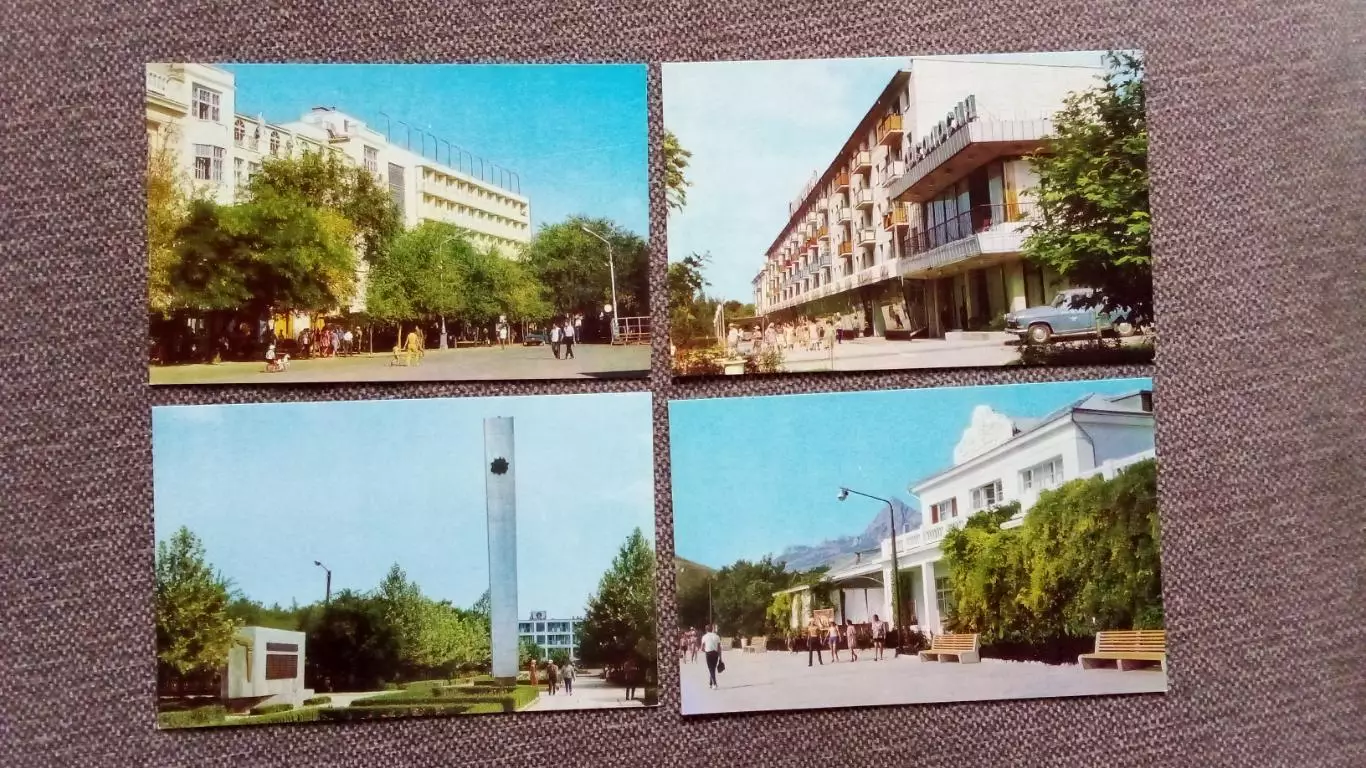 Города СССР : Феодосия Судак Планерное 1976 г. полный набор - 16 открыток 4