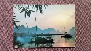 Вьетнам (Vietnam) - Ночной улов Рыбалка (80 - е годы) Лодка Транспорт