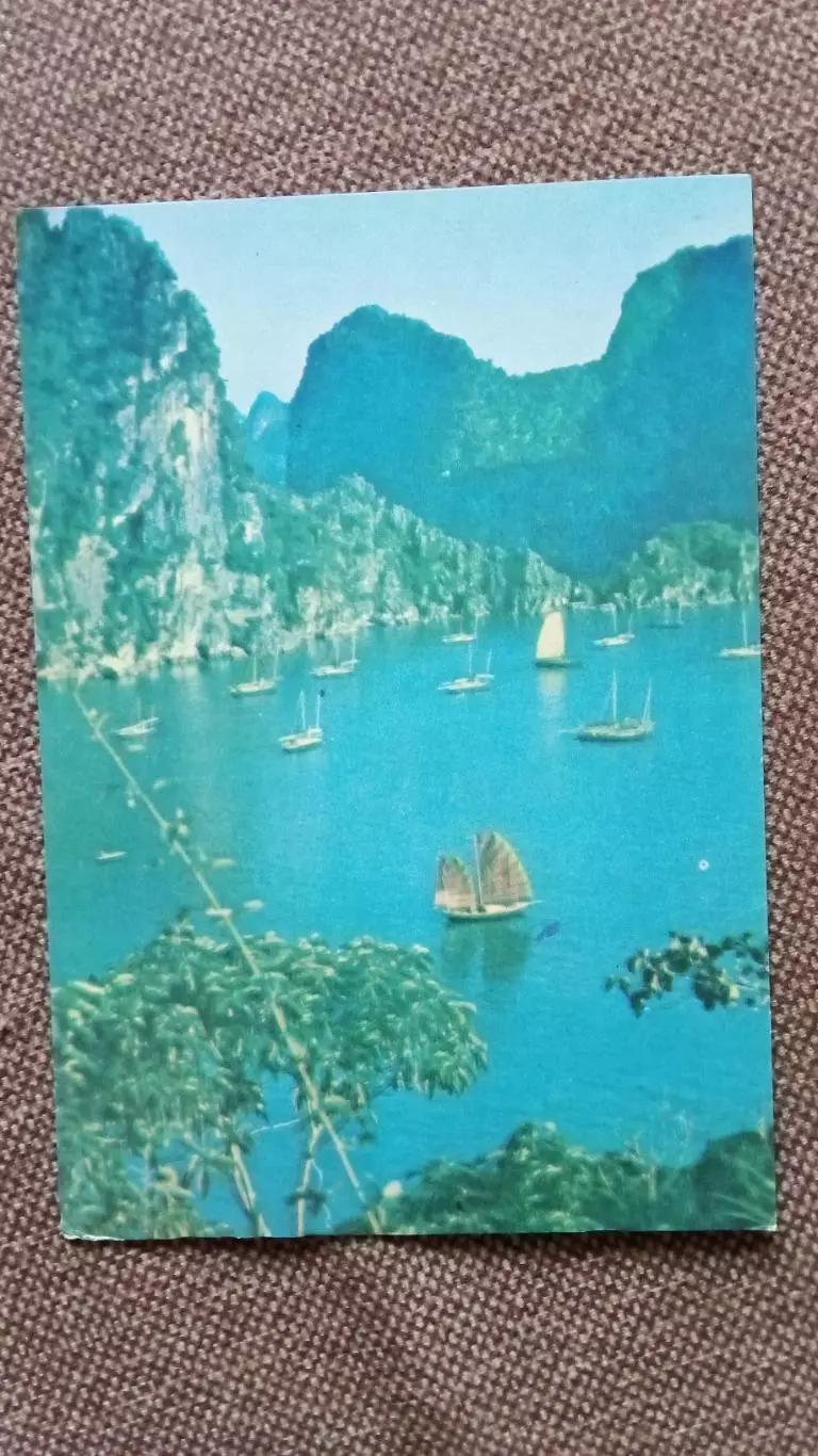 Вьетнам (Vietnam) - Бухта Халонг 80 - е годы (Лодка Катер Транспорт)