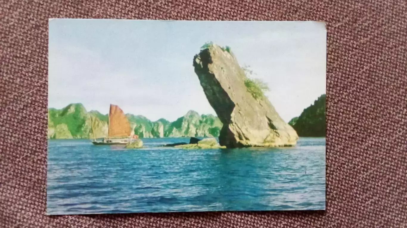 Вьетнам (Vietnam) - СкалаЖаба80 - е годы (Транспорт Лодка Джонка)