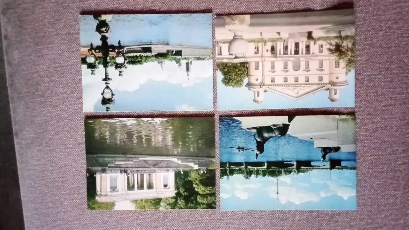 Города СССР : Ленинград 1974 г. полный набор - 10 почтовых карточек - открыток 3