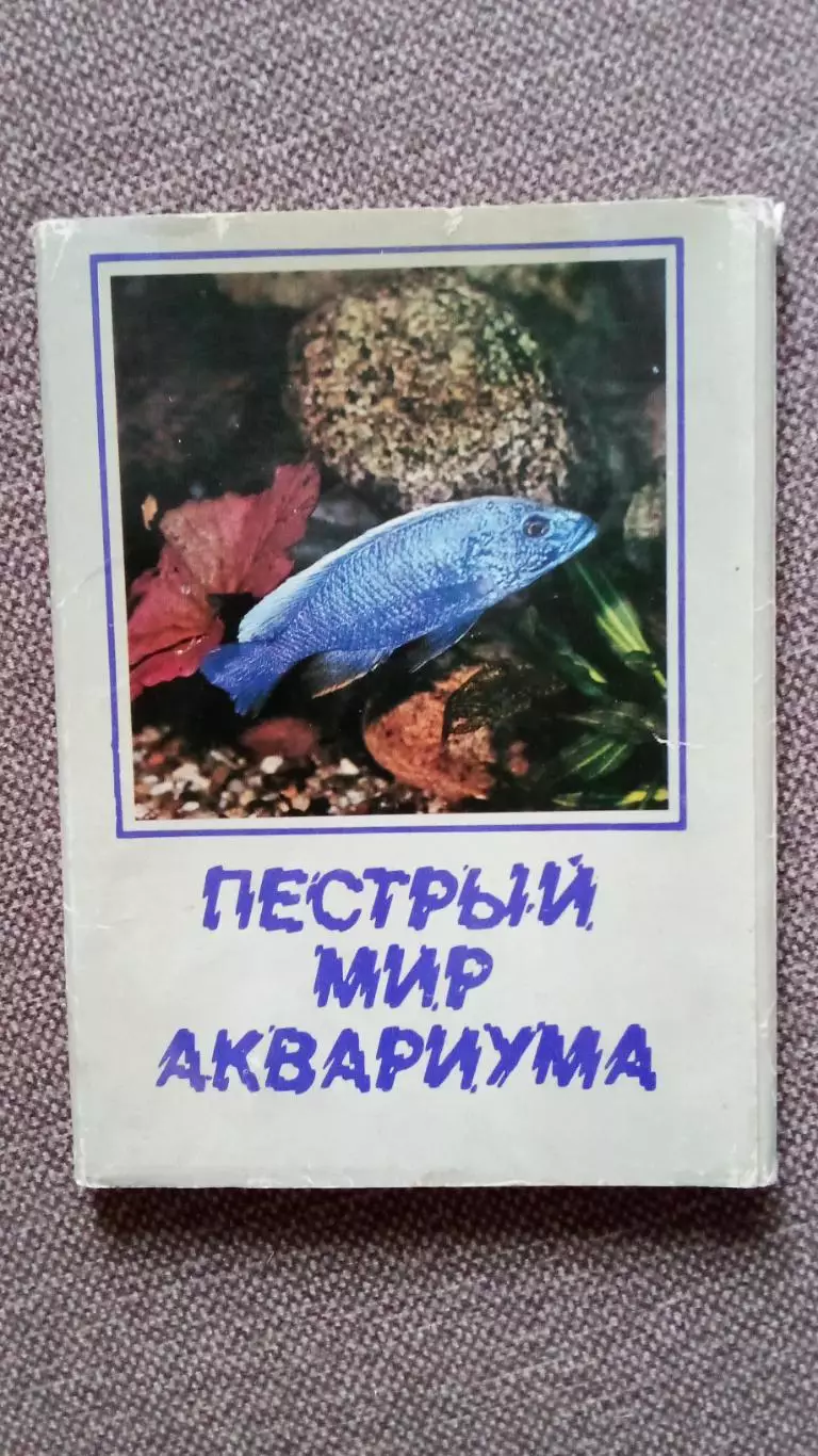 Пестрый мир аквариума 1983 г. Выпуск № 3 полный набор - 25 открыток (Аквариум)