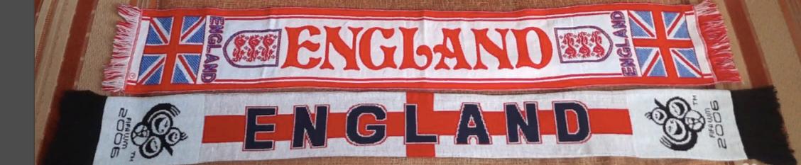 футбольные шарфы Англия