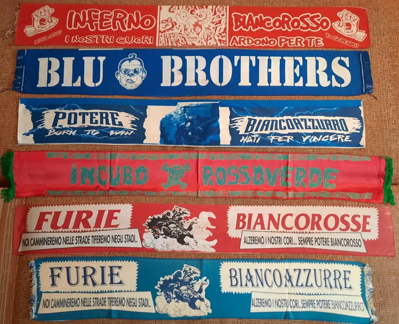 футбольный шарф ультрас италия