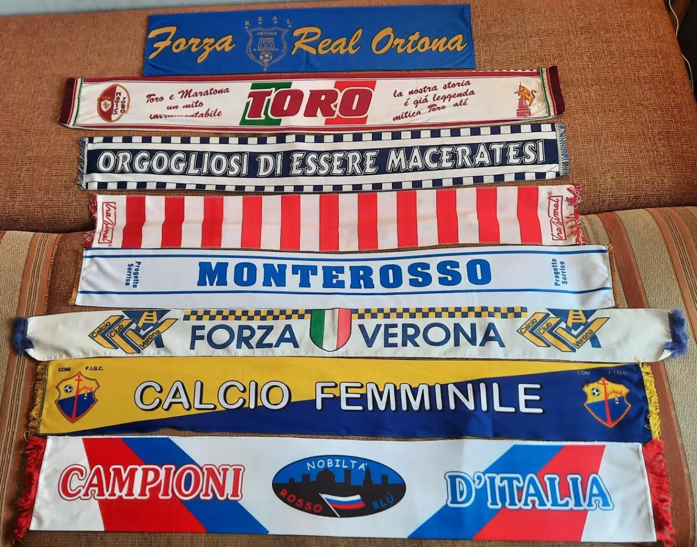 футбольный шарф клубы италия 1