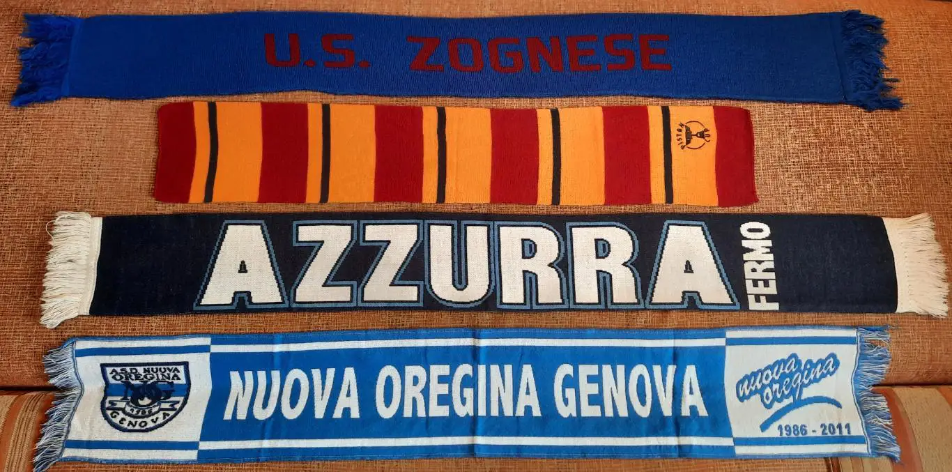 футбольный шарф клубы италии