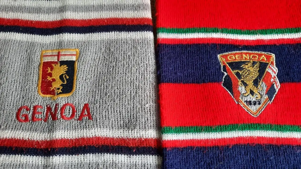 футбольный шарф дженоа италии 1