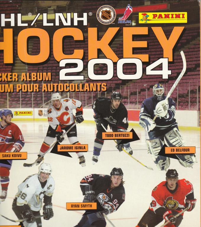 Альбом Панини - Хоккей НХЛ 2004