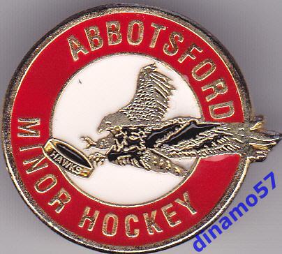 Значок- HK Abbotsford Hawks Канада