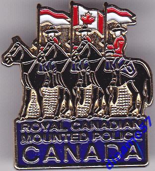 Значок - Королевская конная полиция Канады