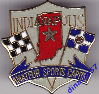 Значок- Федерация любительского спорта Индианаполис (США)
