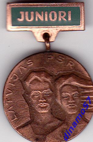 Медаль победителя - юниоры