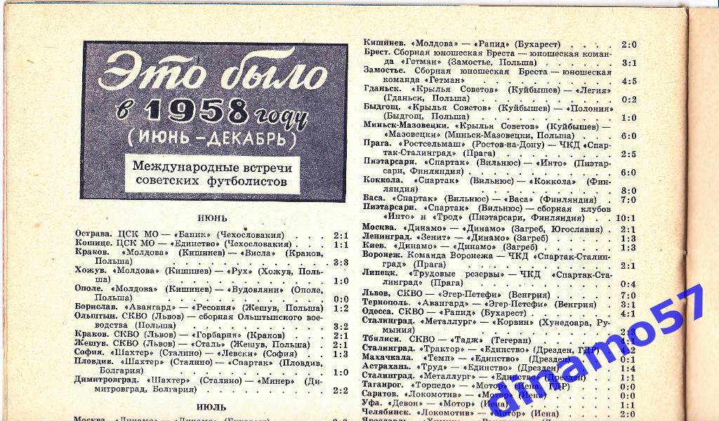 Журнал Спортивные игры№ 1 1959 5