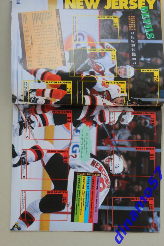 Альбом Панини - Хоккей НХЛ - 1999 - 2000 4