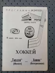 Тивали(Минск)-Химик (Воскресенск)8.03.1994 г