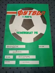 Фандок (Бобруйск)-Ведрич(Речица) 20.04.1993г.
