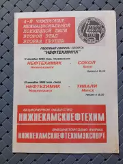 Нефтехимик (Нижнекамск)-Сокол(Киев)11.12.95 Тивали(Минск)13.12.95