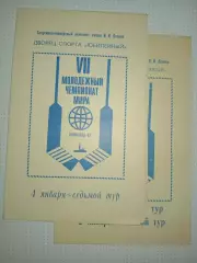 Молодежный чемпионат мира.Ленинград 4.01.1983 г.