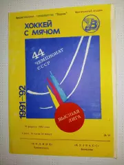 Водник(Архангельск)- Кузбасс (Кемерово) 19.02.1992г.