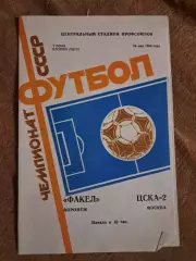 Факел Воронеж - ЦСКА-2 Москва 26.05.1988