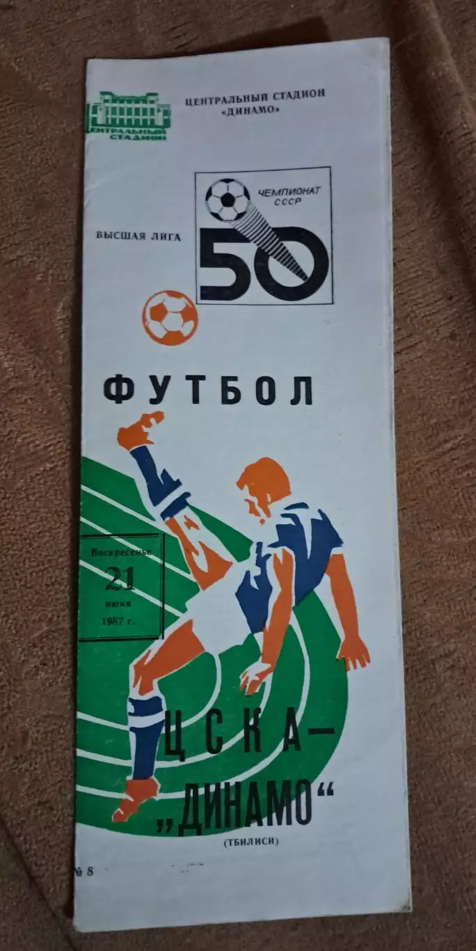 ЦСКА - Динамо Тбилиси 21.06.1987