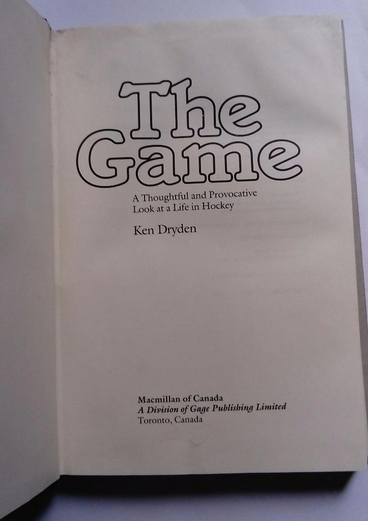 Кен Драйден Хоккей живет атакой 248стр на английском языке