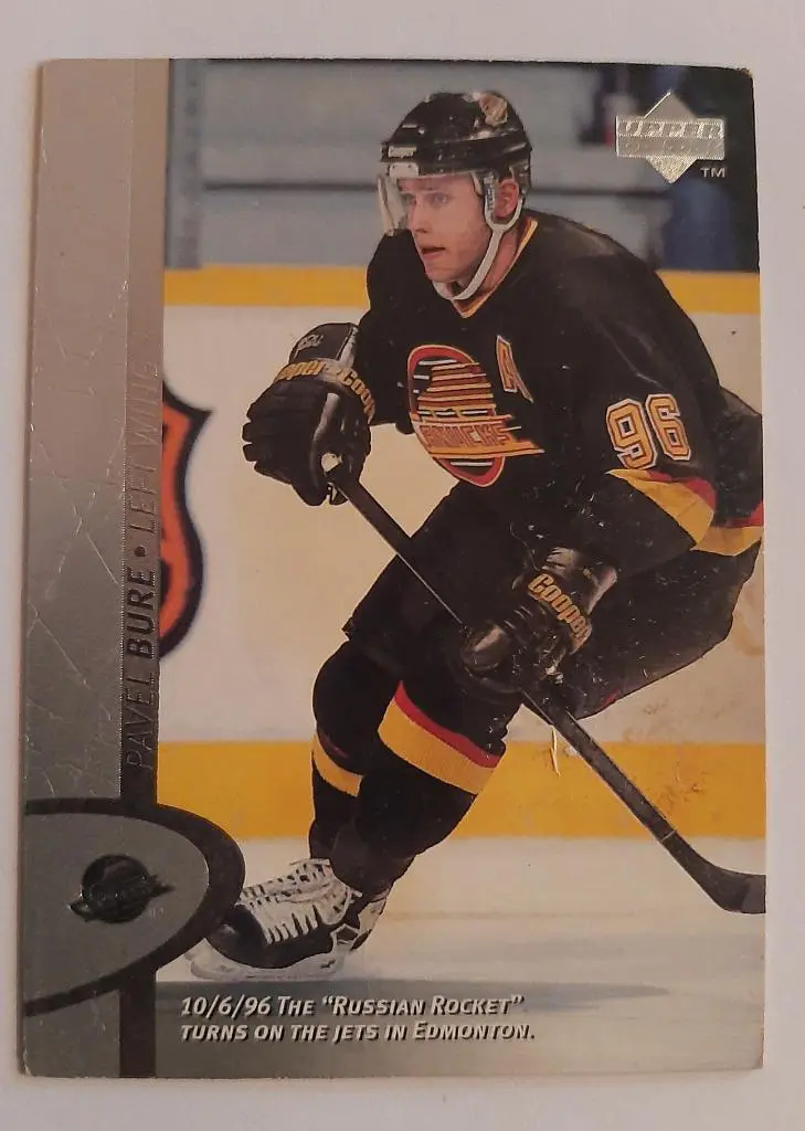 Карточка Хоккей Павел Буре 10