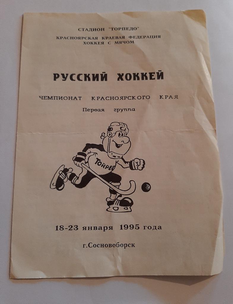 Чемпионат Красноярского края по хоккею с мячом 1995