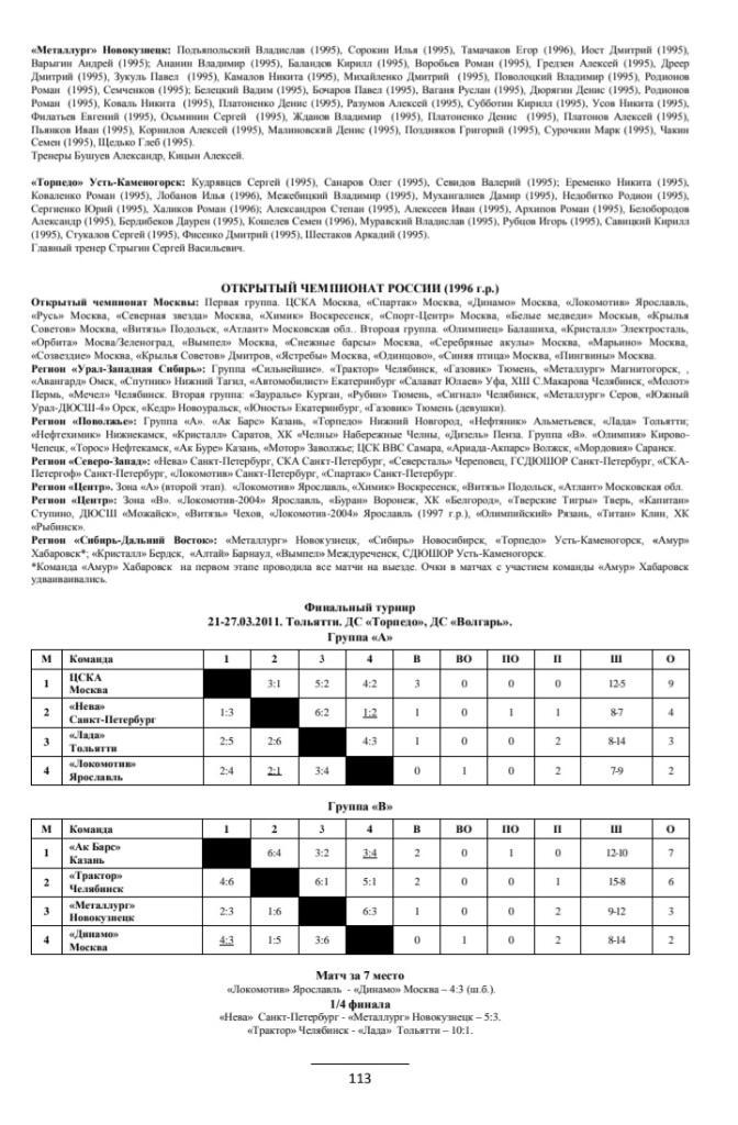 Справочник Отечественный хоккей 2009/2010 - 2012/2013 3
