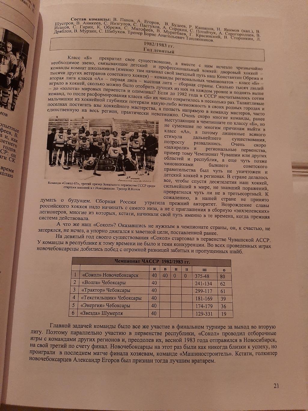 История новочебоксарского хоккея 1975-2005 1
