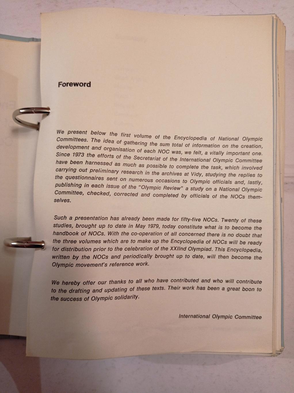 Энциклопедия национального олимпийского комитета 1979 2