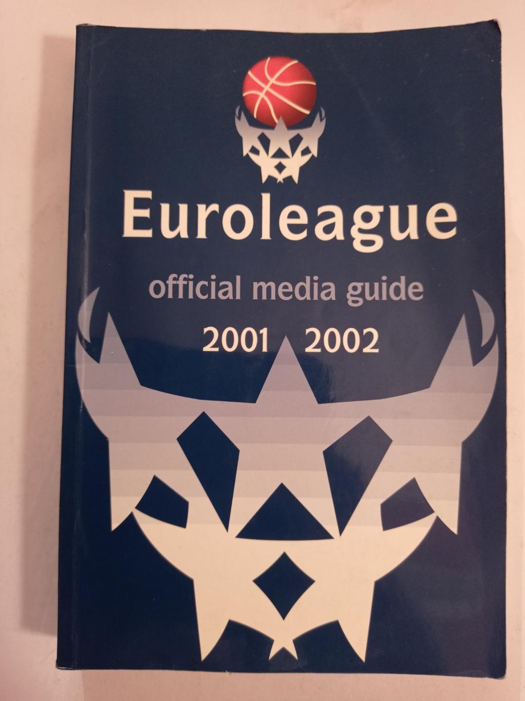 Евролига по баскетбол медиа гайд 2001/2002 ЦСКА Москва, Пермь