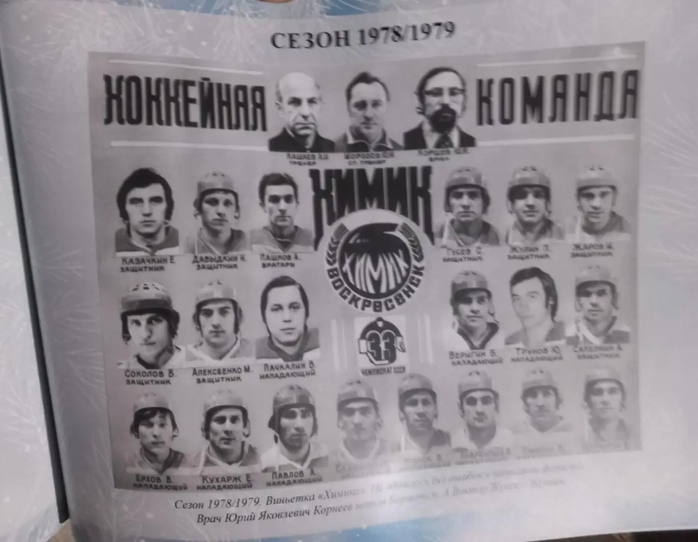 Фотоальбом Химик Воскресенск в чемпионатах и первенствах РСФСР/СССР 70/71-79/80 1