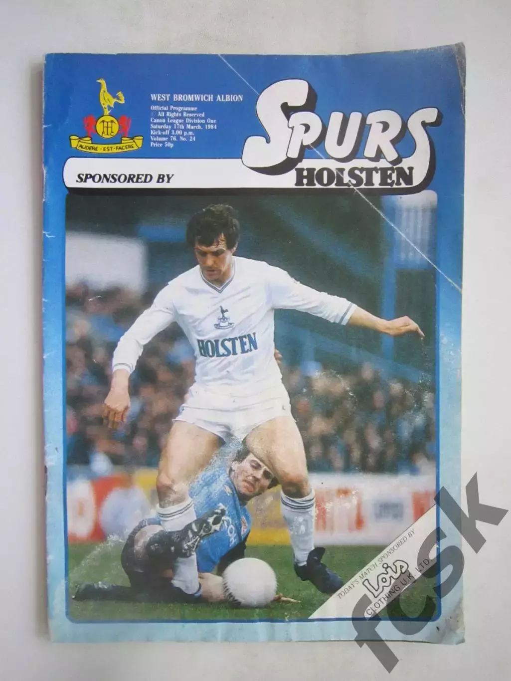 Тоттенхэм Хотспур - Вест Бромвич Альбион 17.03.1984 (ф)