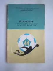 Положение о Чемпионате и Кубке СССР по футболу 1981 (ф)