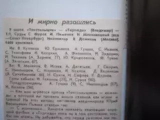 Текстильщик Иваново - Торпедо Владимир 1992