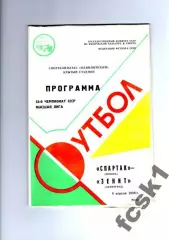 Спартак Москва - Зенит Ленинград 1989