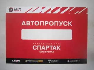 Спартак Кострома 2024-2025 Автопропуск