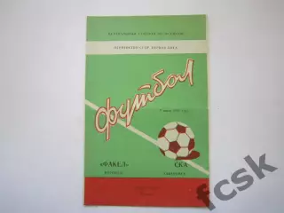 Факел Воронеж - СКА Хабаровск 1981
