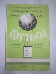 Текмаш Кострома - Молдова Кишинев 06.05.1965 (Б)