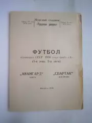Авангард Курск - Спартак Кострома 1976 (Б)